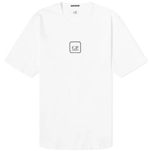 CP Company White Back Logo T-Shirt