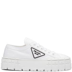 Womens Prada Double Wheel Sneakers