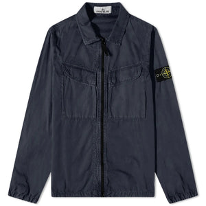 Stone Island Navy Double Pocket Overshirt