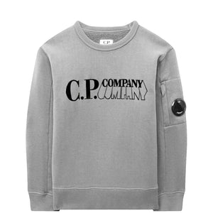 Kids CP Company Grey Lens Sweatshirt