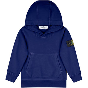 Kids Stone Island Blue Hoodie
