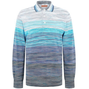 Missoni Classic Stripe Long Sleeve Polo