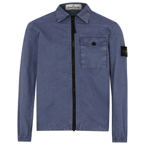 Stone Island Junior Blue Overshirt