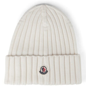Womens Moncler Logo Beanie