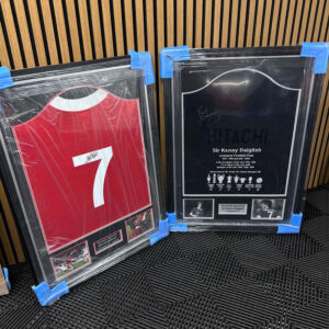 2 X LIVERPOOL LEGENDS FRAMED SHIRTS