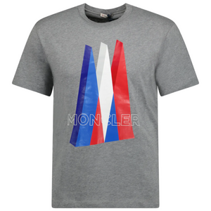 Moncler Grey Logo T-Shirt
