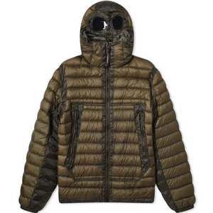CP Company Dark Olive Goggle DD Shell Jacket