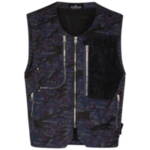 Stone Island Shadow Project Blue Utility Vest