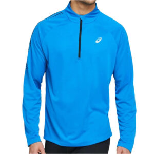 Asics Blue Performance Quarter Zip