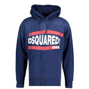 DSQUARED2 Navy Oversized Logo Hoodie