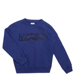 Kids CP Company Mirror Logo Sweatshirt