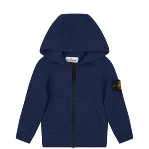 Stone Island Junior Navy Zip Hoodie