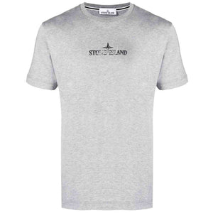 Stone Island Grey Logo T-Shirt