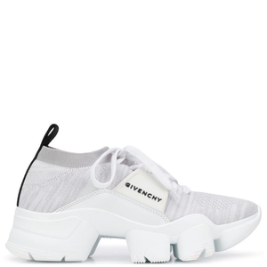 Givenchy White & Grey Sock Sneakers