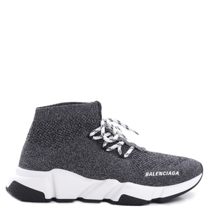 Womens Balenciaga Grey Lace Up Speed Sock