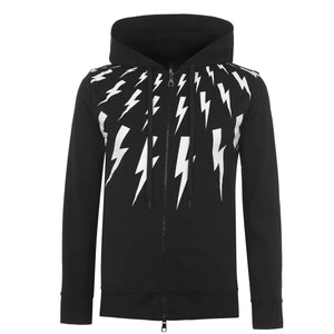 Neil Barrett Bolt Logo Hoodie