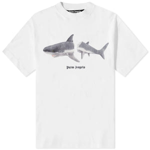 Palm Angels White Shark T-Shirt