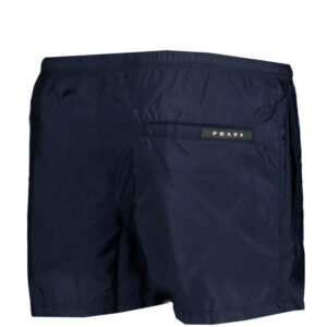 Prada Navy Logo Swimshorts