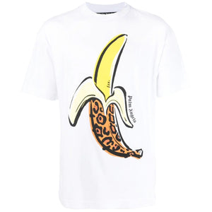 Palm Angels White Banana T-Shirt