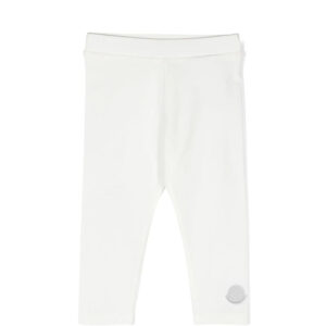 Infants Moncler White Leggings