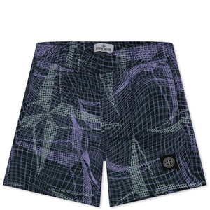 Stone Island Junior Compass Print Swimshorts