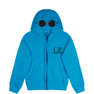 Kids CP Company Sky Blue Goggle Hoodie