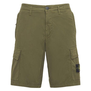 Stone Island Khaki Cargo Shorts
