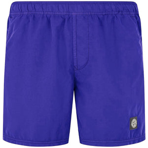 Stone Island Bluette Brushed Cotton Swimshorts