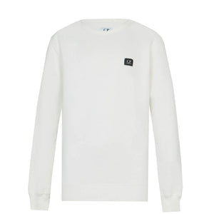 Kids CP Company White Logo Sweatshirt