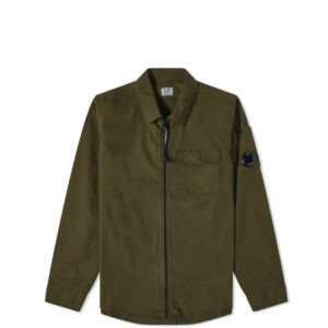 Kids CP Company Lens Khaki Overshirt